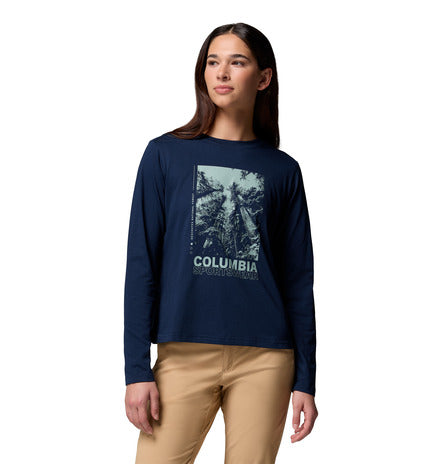 Columbia Rolling Bend™ Graphic LS Crew