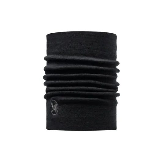 Tubular térmico Buff Merino Heavyweight en color negro fabricado en lana merino para frío intenso. negro