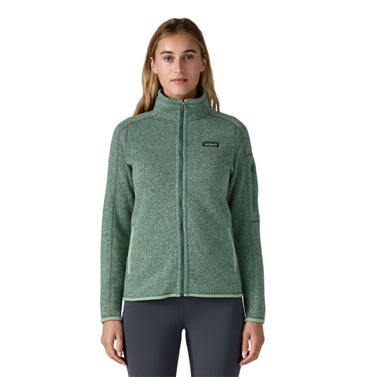 chaqueta polar Patagonia Better Sweater para mujer en color ELGR con acabado de punto