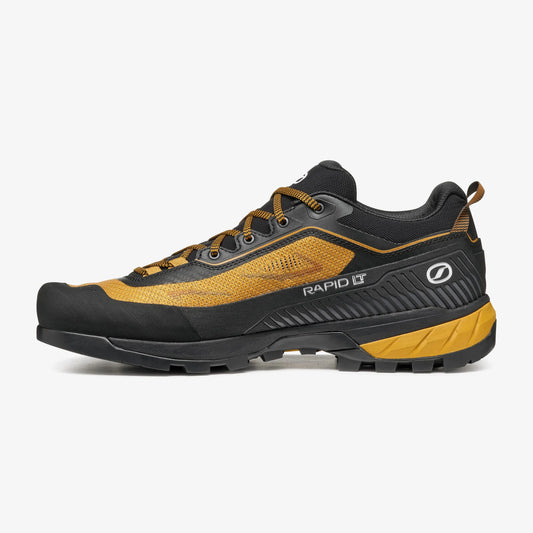 zapatillas Scarpa Rapid LT hombre color Caramel vista lateral perfil interior