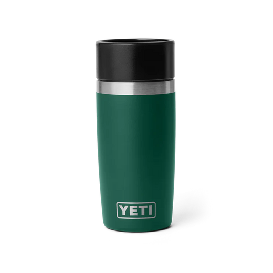 otella térmica YETI Rambler 12 oz Travel Bottle de acero inoxidable con aislamiento al vacío color verde Black forest green