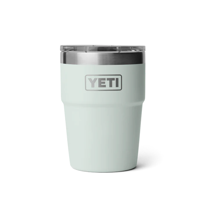 Vaso térmico YETI Rambler 16 oz Stackable Cup de acero inoxidable con aislamiento al vacío y diseño apilable. ridgeline