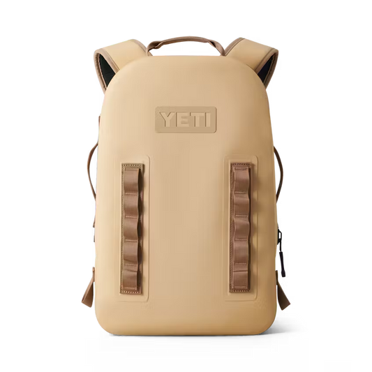Yeti Panga Submersible Backpack 28 vista frontal impermeable camel