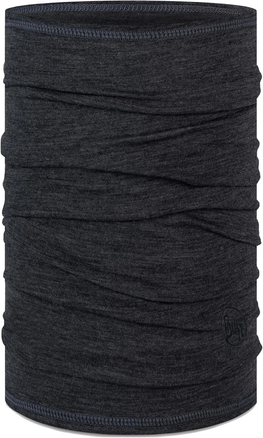 braga de cuello BUFF Merino Lightweight de lana merino en color Grey
