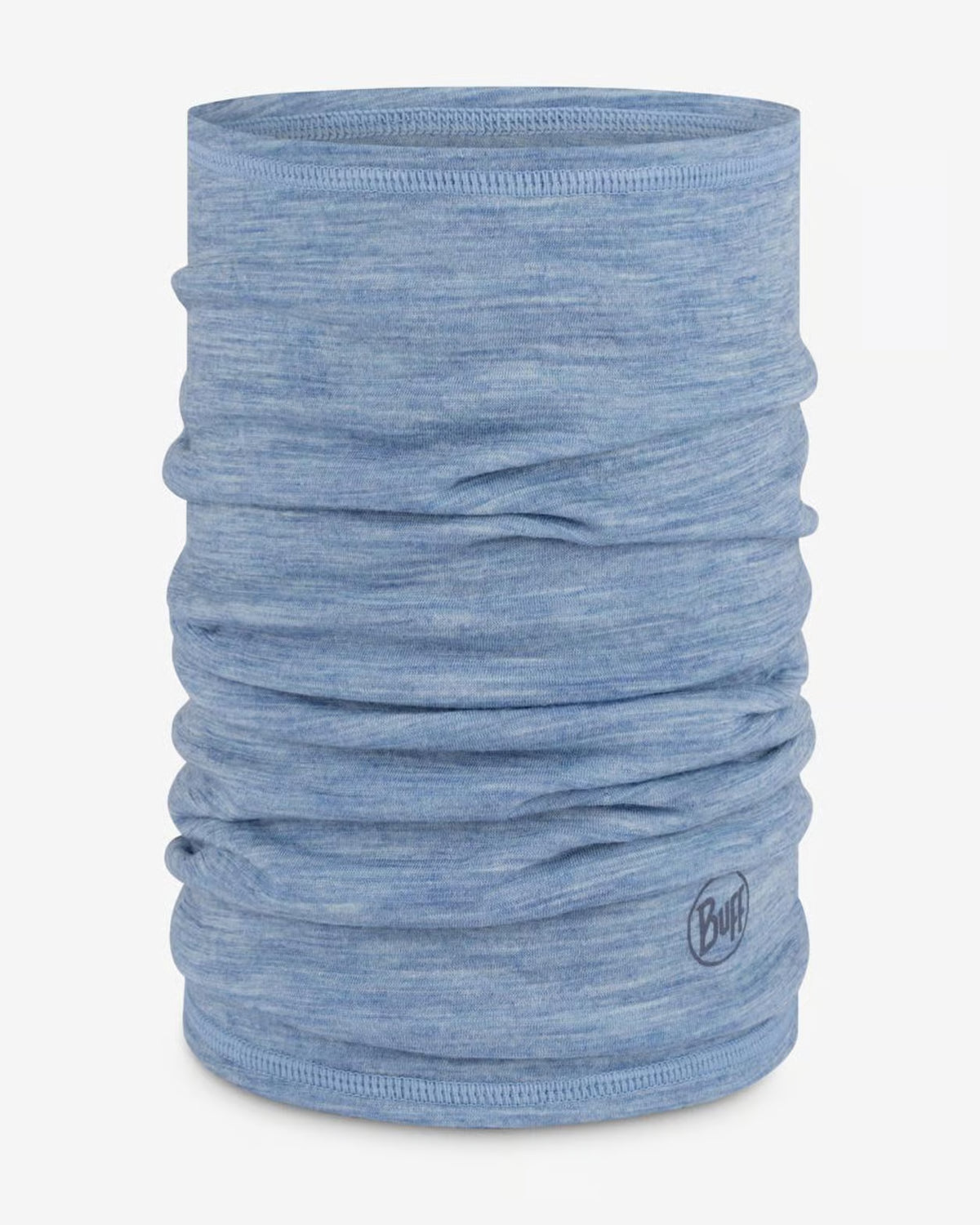 braga de cuello BUFF Merino Lightweight de lana merino en color Lake Blue