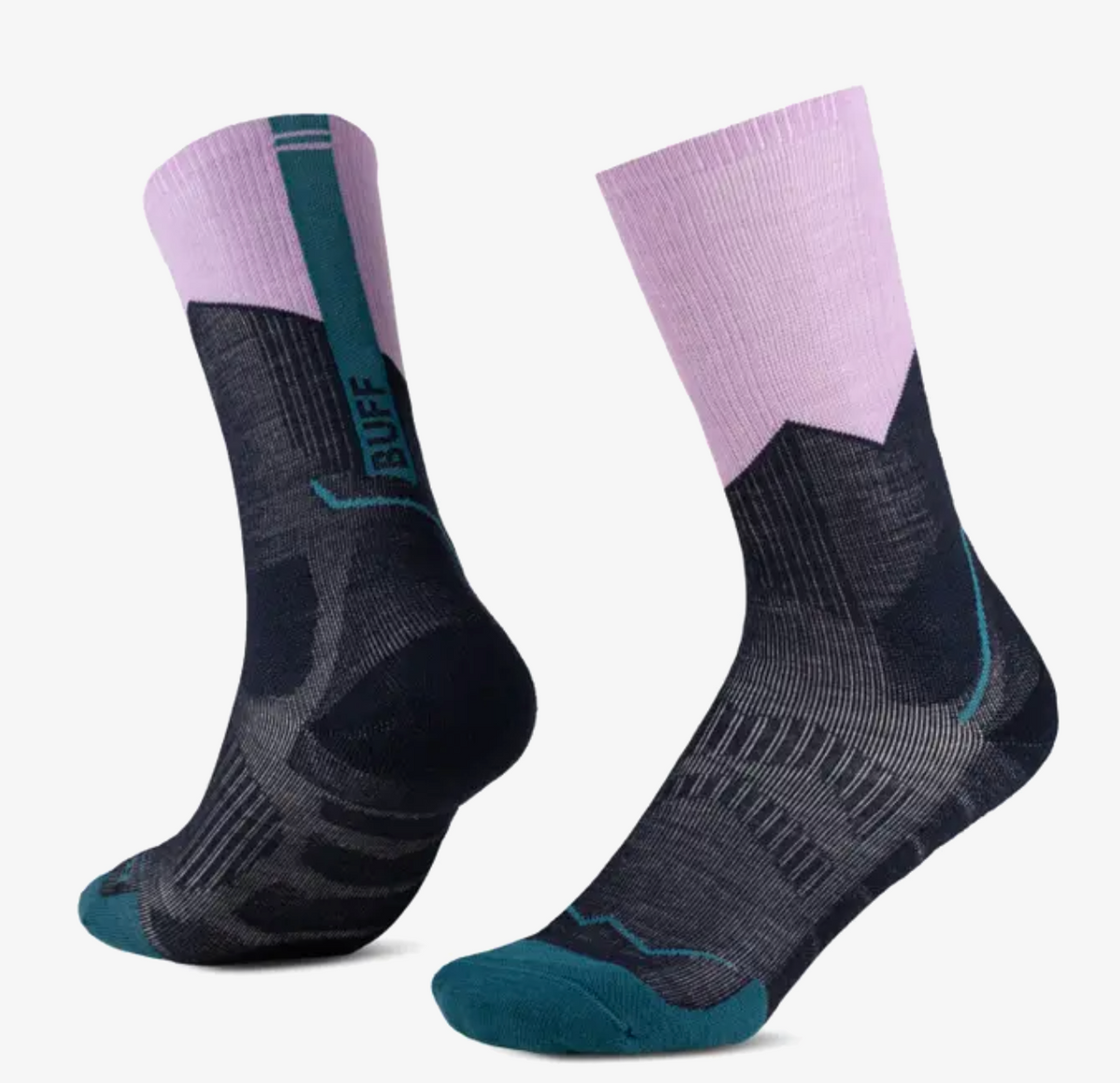 calcetines de lana merino BUFF Merino Midweight Socks color Orchid