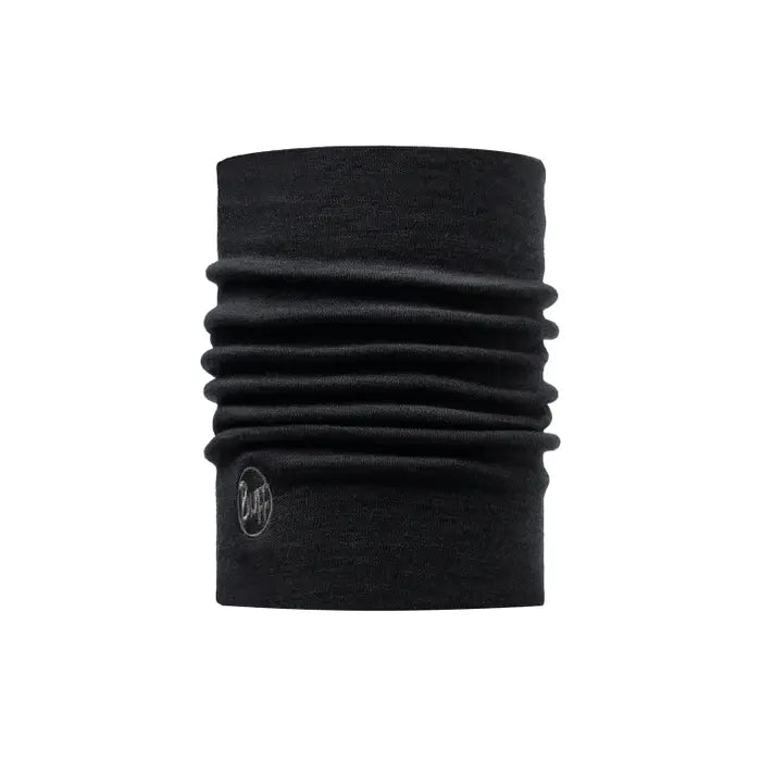 Tubular térmico Buff Merino Heavyweight en color negro fabricado en lana merino para frío intenso. negro