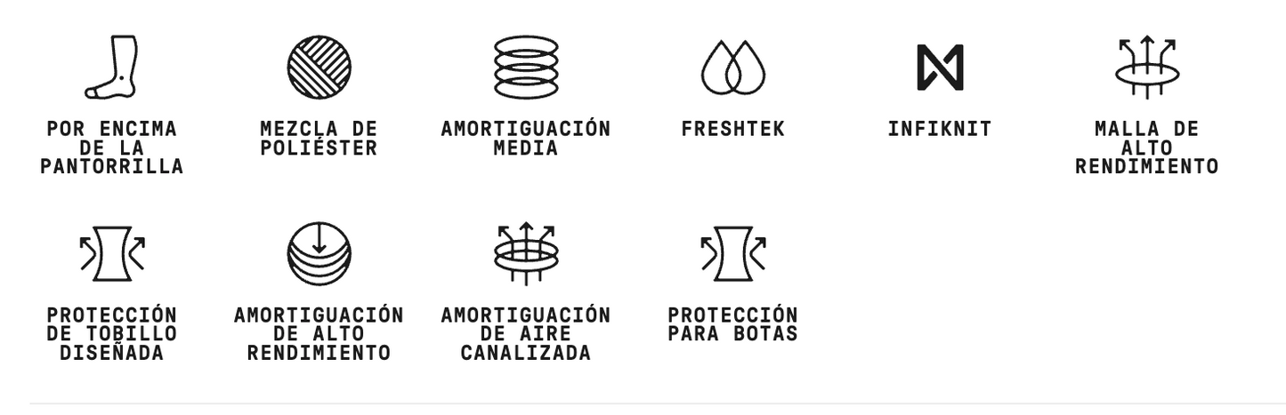 Stance Feeling Pickled Mid Poly Snow