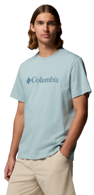 camiseta Columbia CSC Basic Logo Tee hombre vista frontal blue