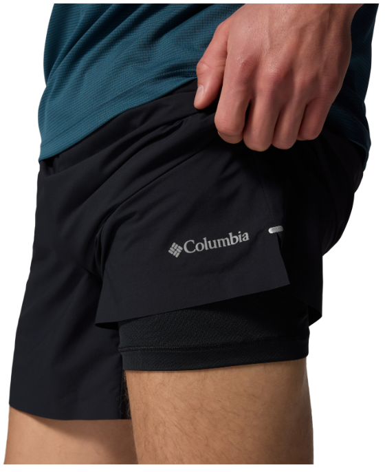 detalle forro interior shorts Columbia Stealth Spring hombre