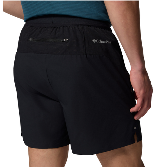shorts Columbia Stealth Spring hombre color negro vista trasera