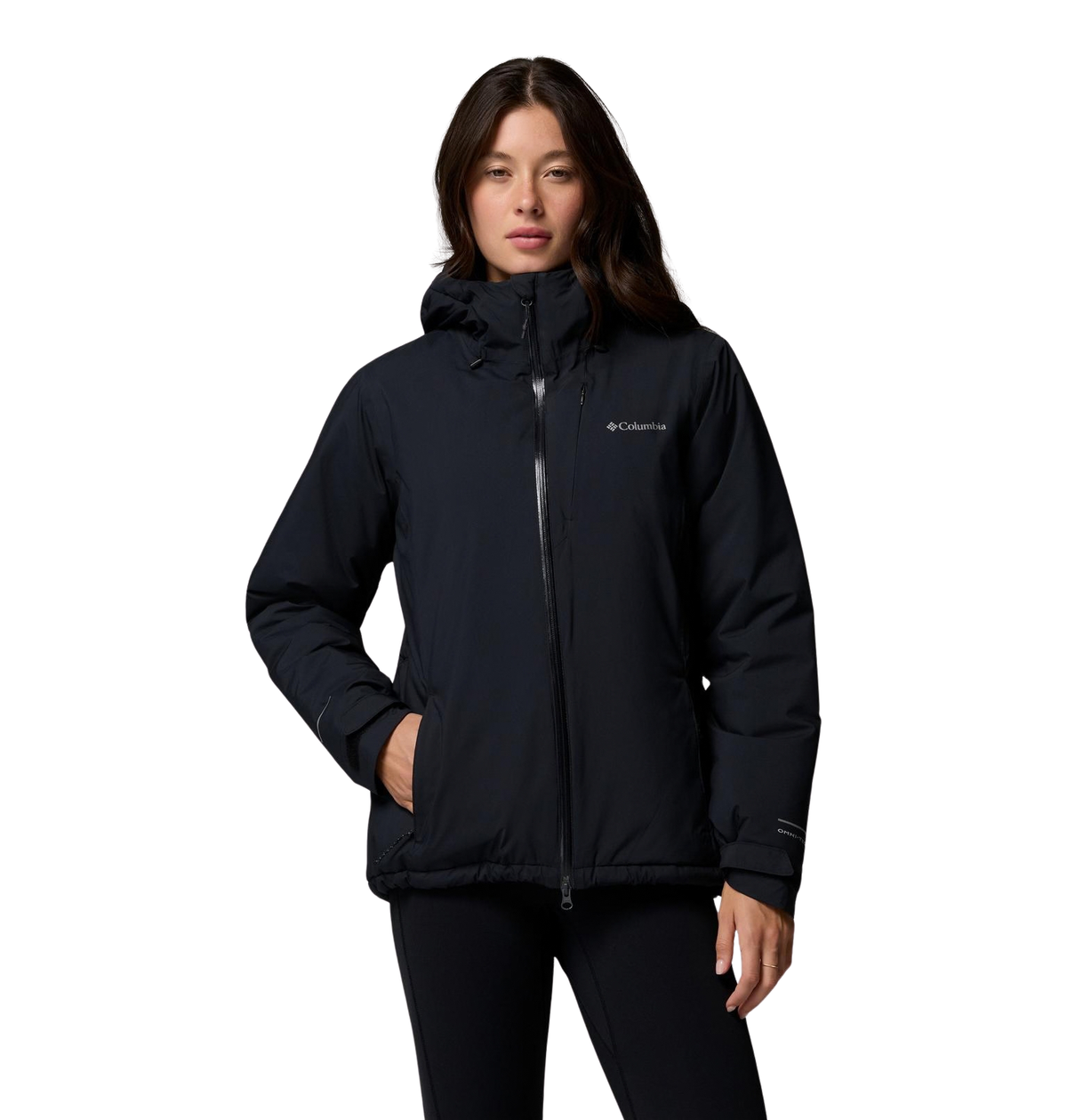 chaqueta térmica Columbia Trailborne Insulated para mujer en color Black para senderismo y montaña