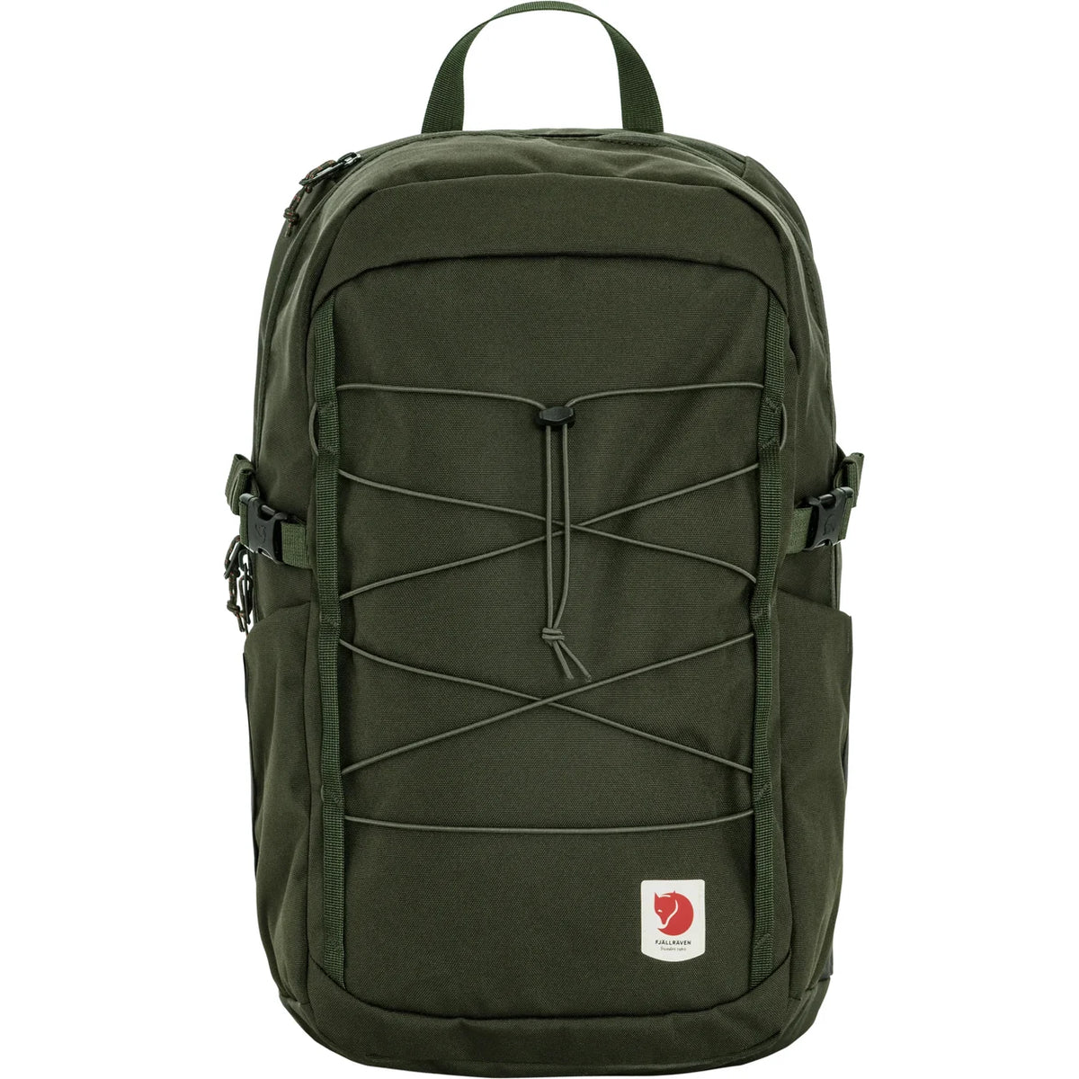 mochila Fjällräven Skule 24L para senderismo, viajes y uso diario deep forest