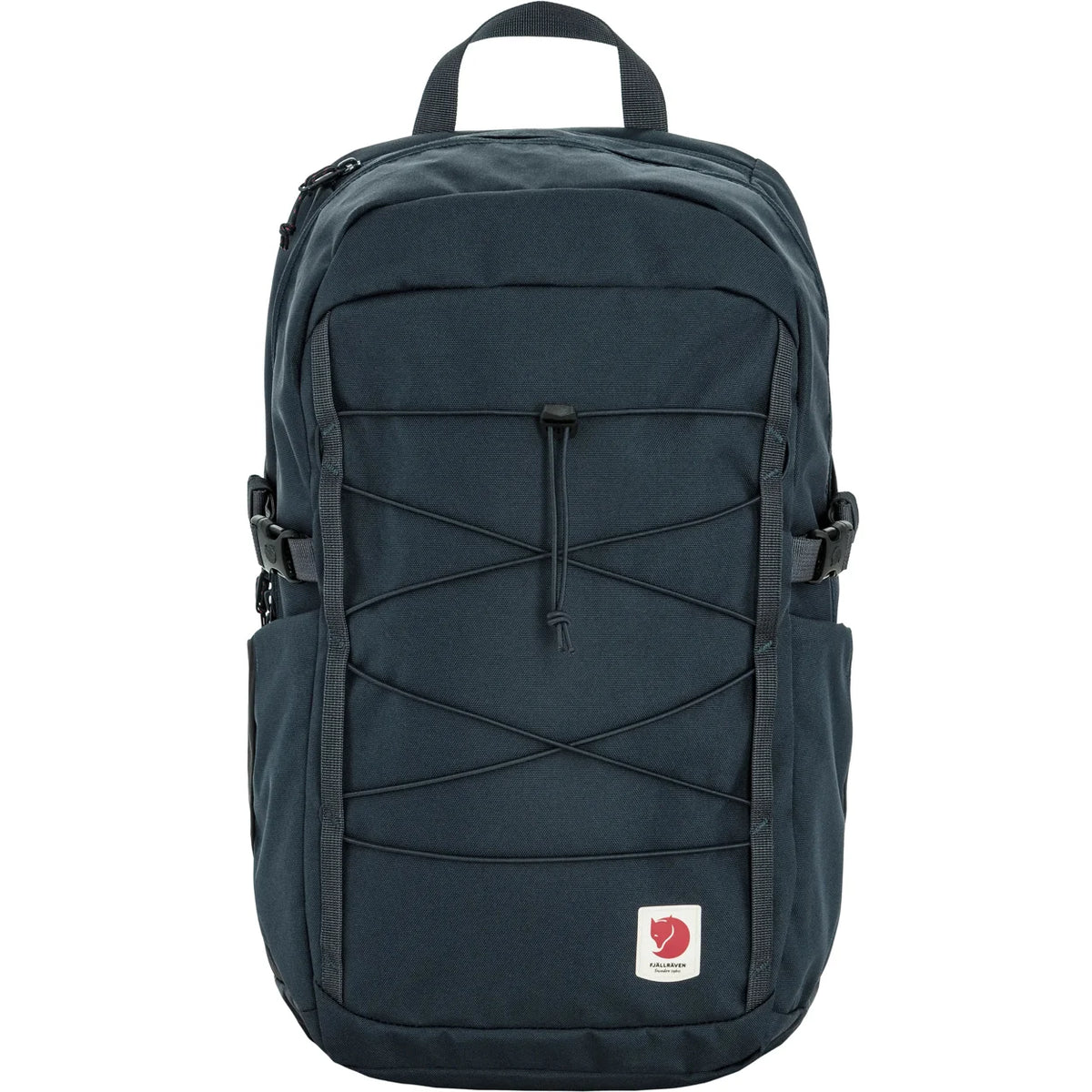 mochila Fjällräven Skule 24L para senderismo, viajes y uso diario navy azul