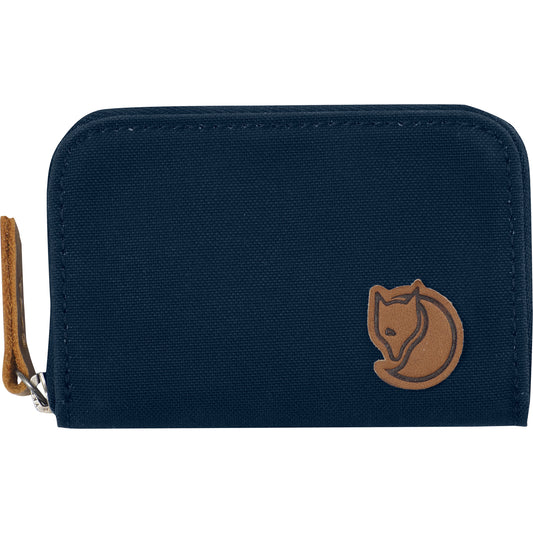 tarjetero Fjällräven Zip Card Holder con cremallera color Navy
