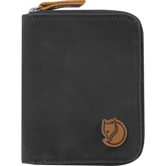 monedero Fjällräven Zip Wallet color Dark Grey con cierre de cremallera