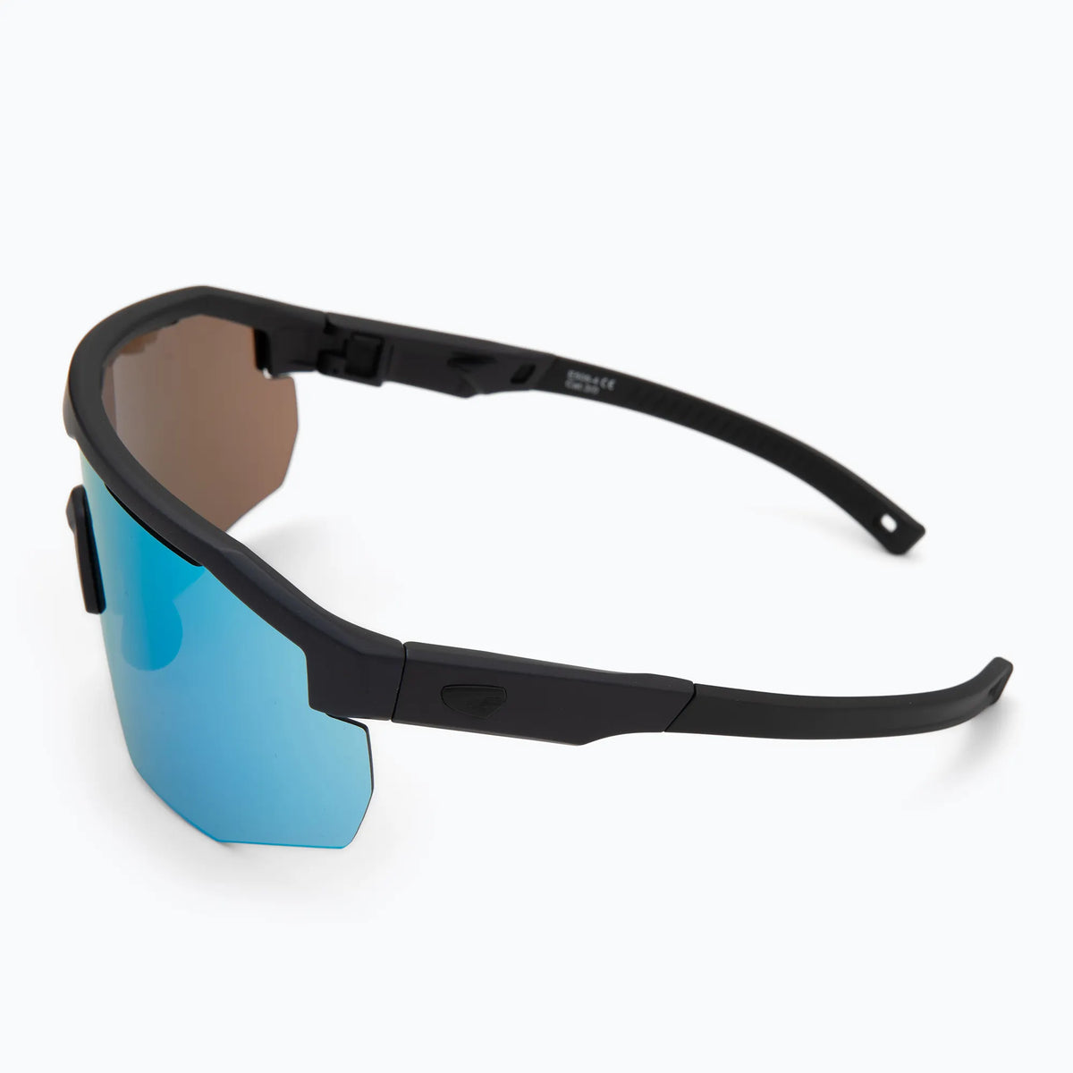 vista lateral de las gafas de sol deportivas GOG Argo mostrando el diseño envolvente de la montura