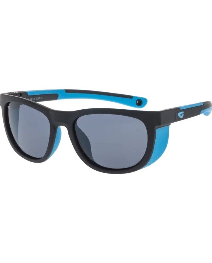 gafas de sol polarizadas GOG Eden Matt Black Blue con lente categoría 3