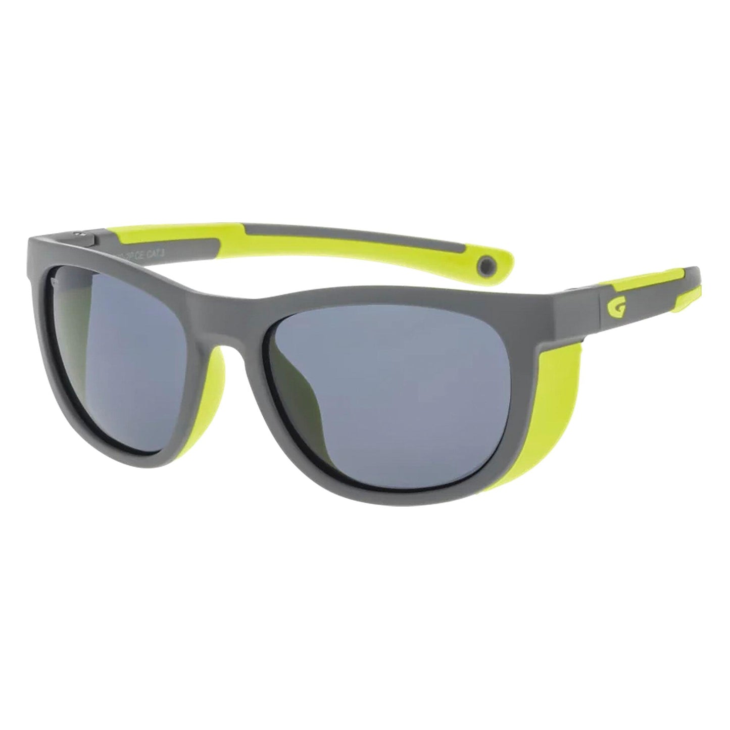 gafas de sol polarizadas GOG Eden Matt Grey Neon Yellow con lente categoría 3