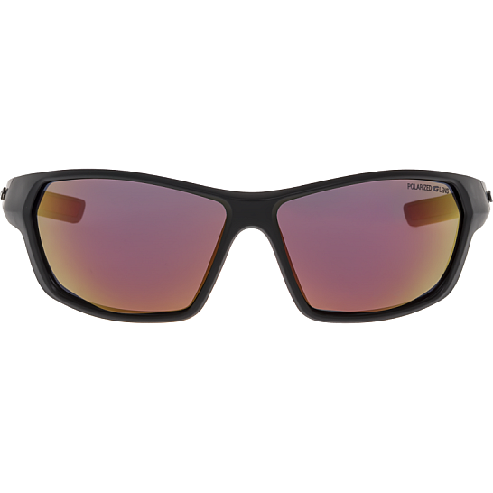 detalle frontal de la lente categoría 3 de las gafas de sol deportivas GOG Jil roja negra