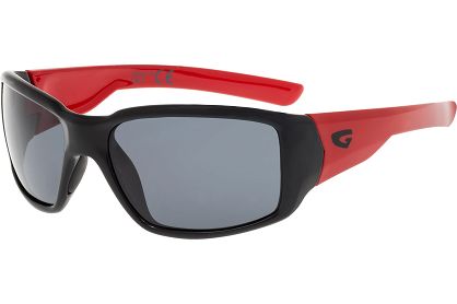 gafas de sol infantiles GOG Jungle Black Red categoría 3 para niños de 4 a 8 años
