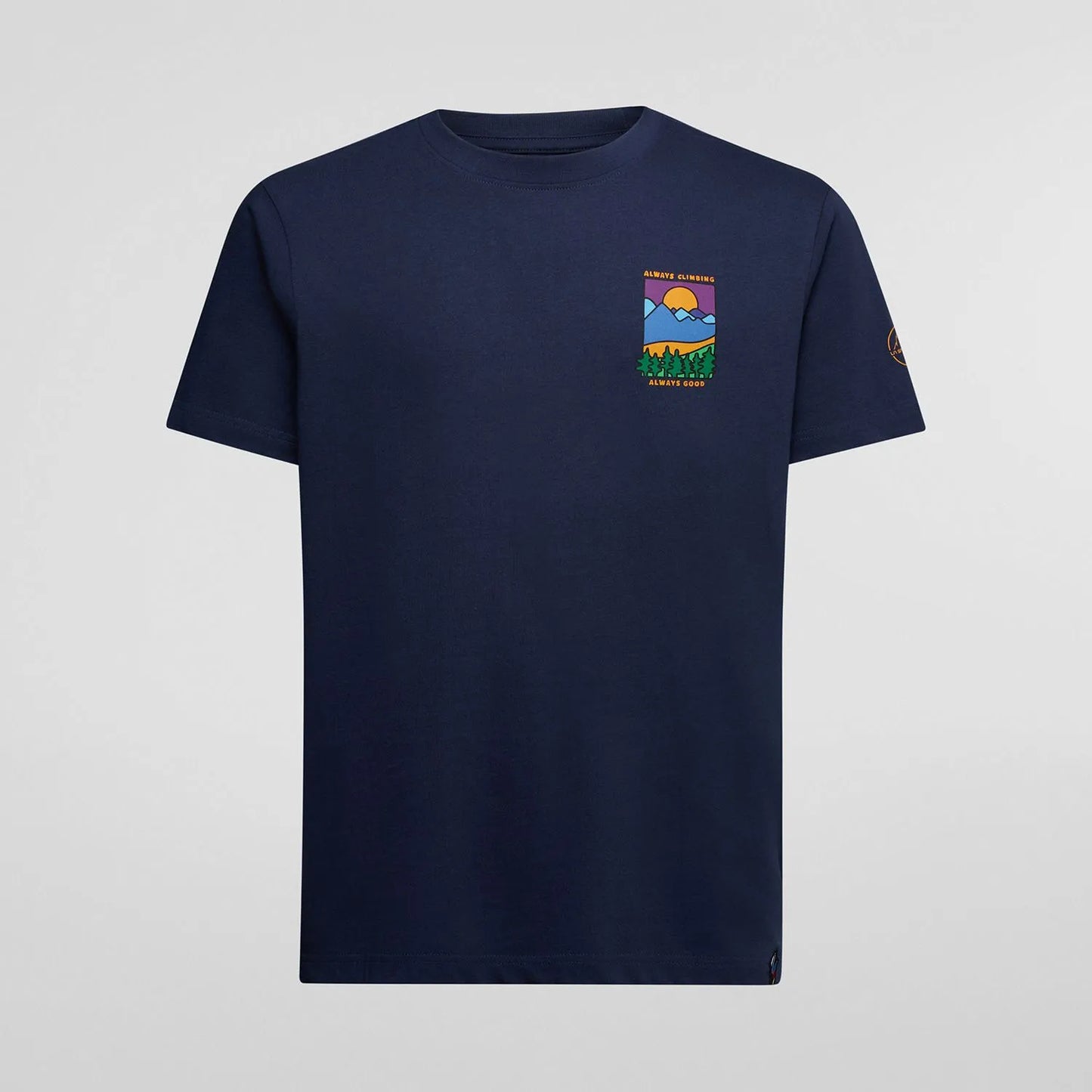 camiseta La Sportiva Always Climbing T-Shirt hombre color Night Sky vista frontal