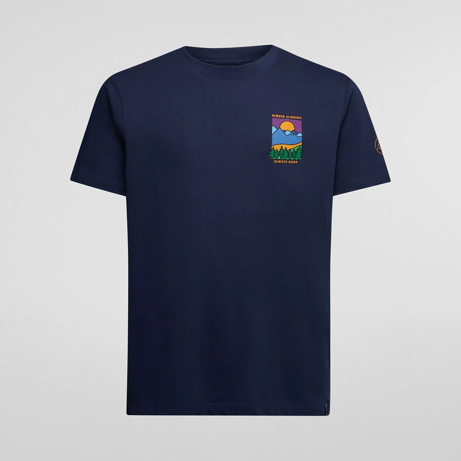 camiseta La Sportiva Always Climbing T-Shirt hombre color Night Sky vista frontal