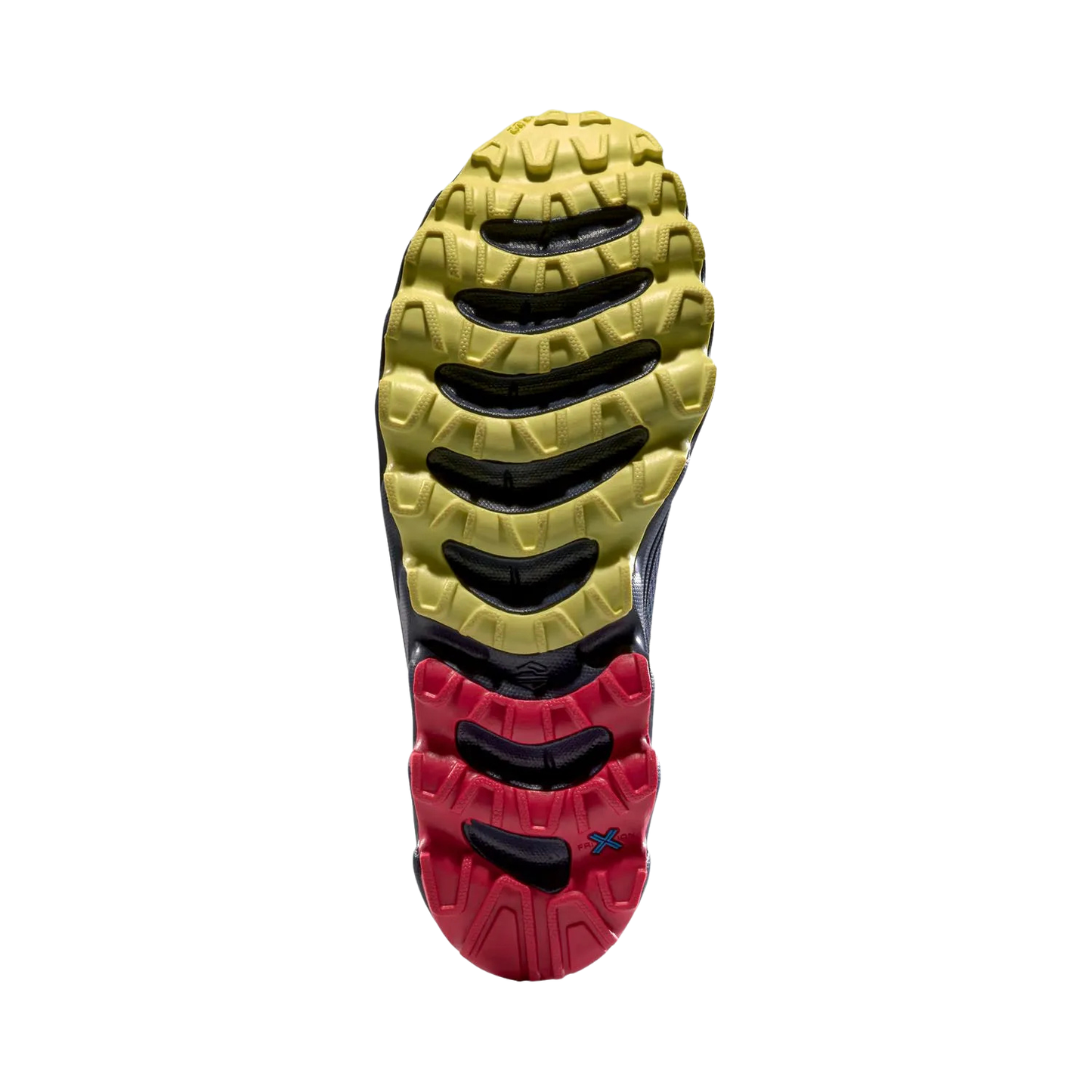 suela zapatillas La Sportiva Helios III mujer detalle agarre para trail running