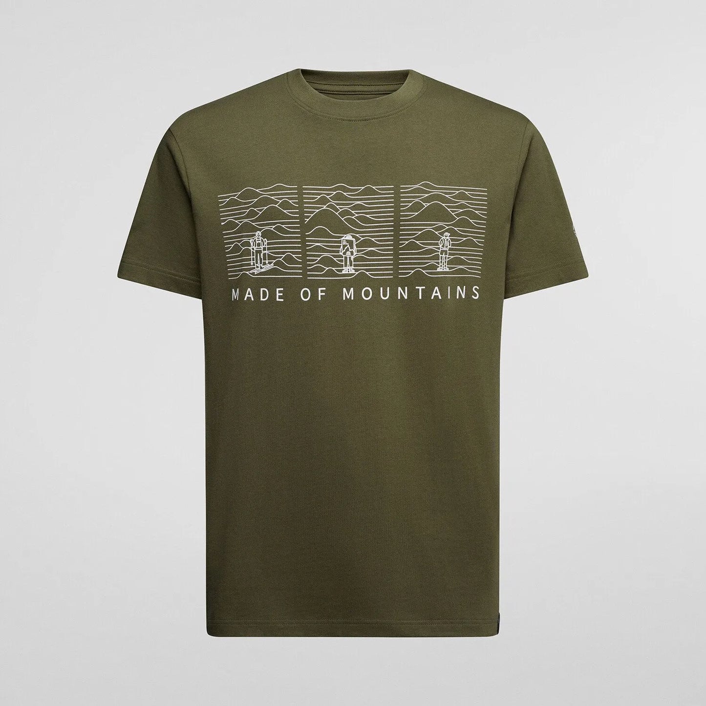 camiseta La Sportiva Made Of Mountain hombre color Cypress Chalk vista frontal