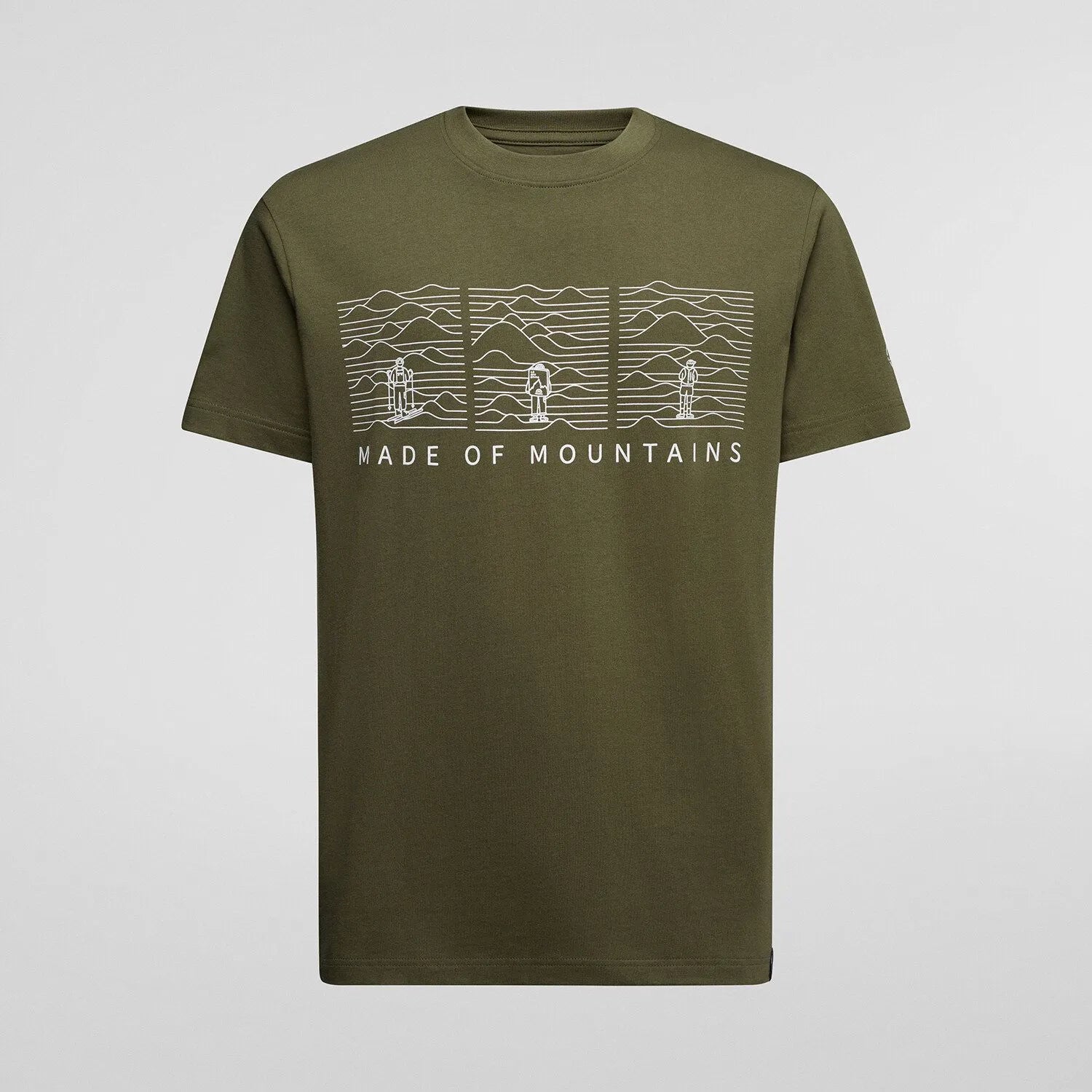 camiseta La Sportiva Made Of Mountain hombre color Cypress Chalk vista frontal
