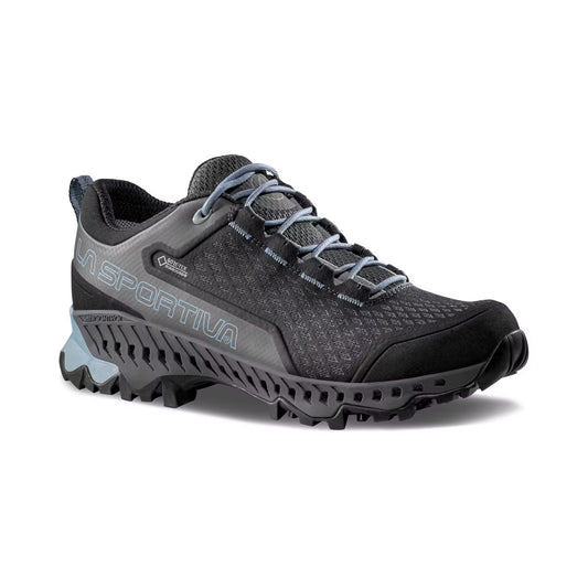 zapatillas La Sportiva Spire GTX mujer vista lateral perfil color Onix Limestone