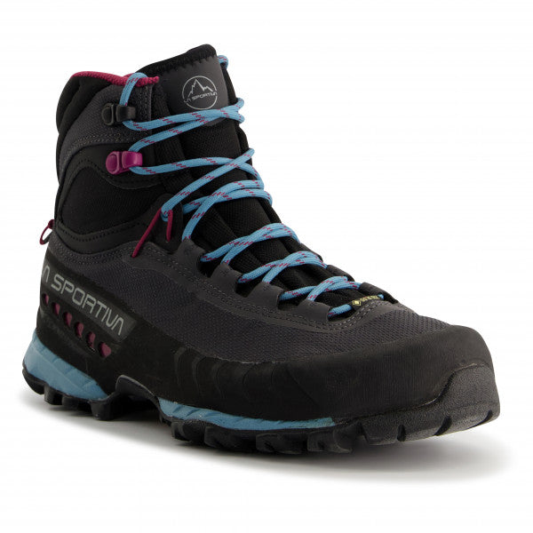 zapatillas La Sportiva TXS GTX mujer vista lateral perfil color Carbon Topaz