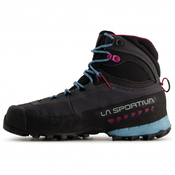 zapatillas La Sportiva TXS GTX mujer vista lateral interior color Carbon Topaz