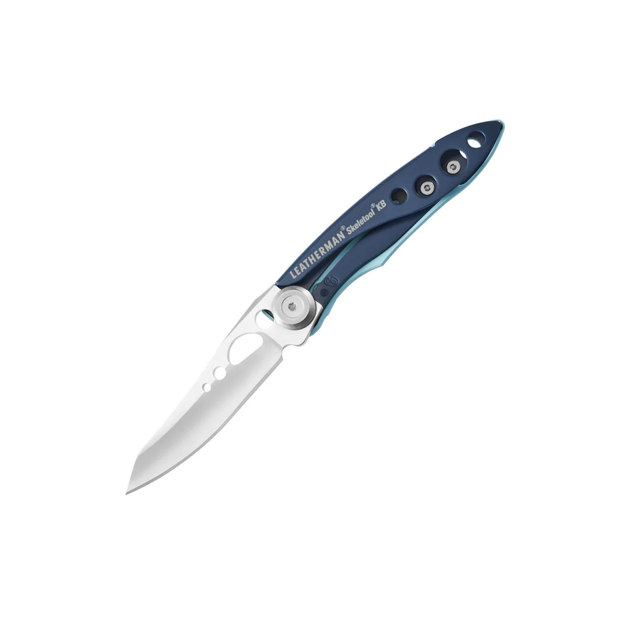 Navaja Leatherman Skeletool KB compacta para uso diario y outdoor color azul Nightshade