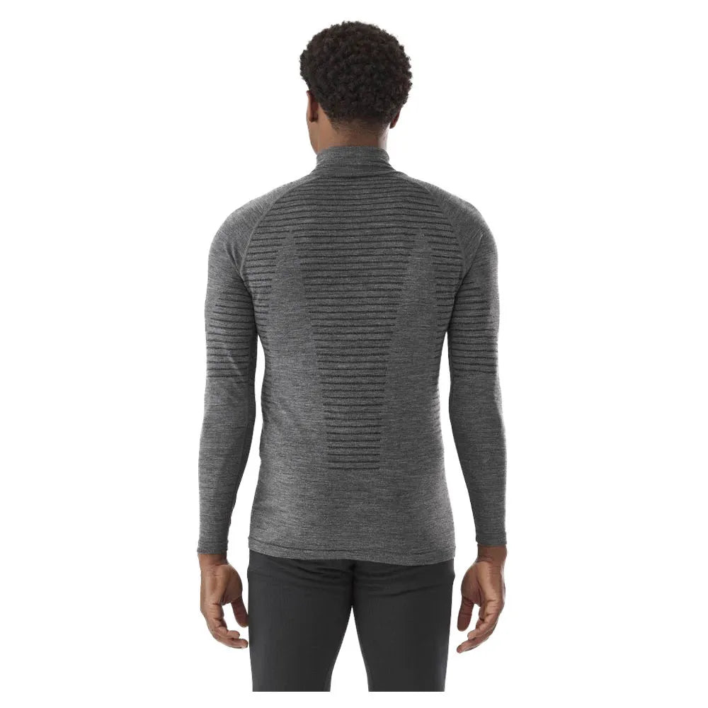 camiseta térmica Millet Dry Warm hombre color Grey vista trasera