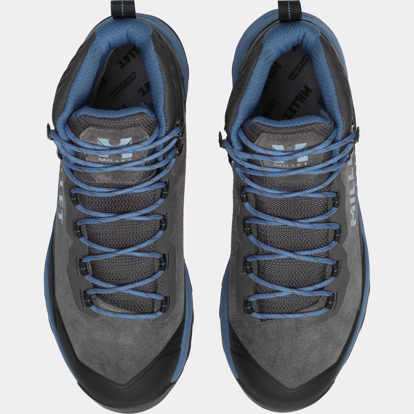 botas Millet Ubic Mid GTX mujer vistas desde arriba con detalle del ajuste y cordones