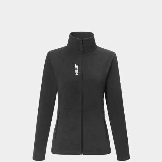 chaqueta polar Millet Seneca Micro para mujer en color Black para senderismo y montaña