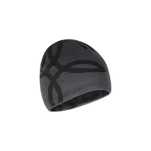 gorro de montaña Montura Logo Lined Beanie en color Anthracite con forro interior para los días fríos