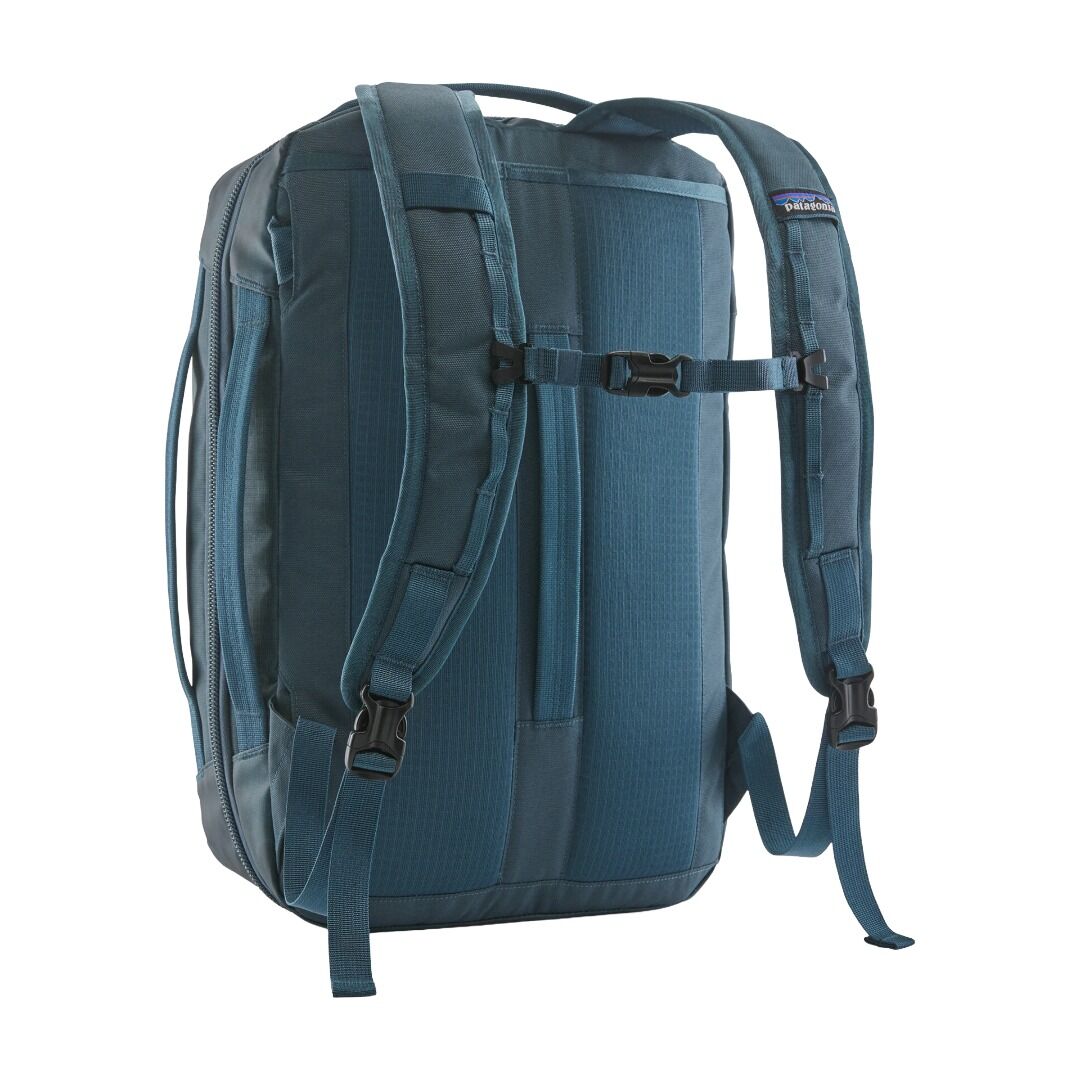 mochila Patagonia Black Hole Micro MLC 22L color Sastrugi Summit Blue vista trasera