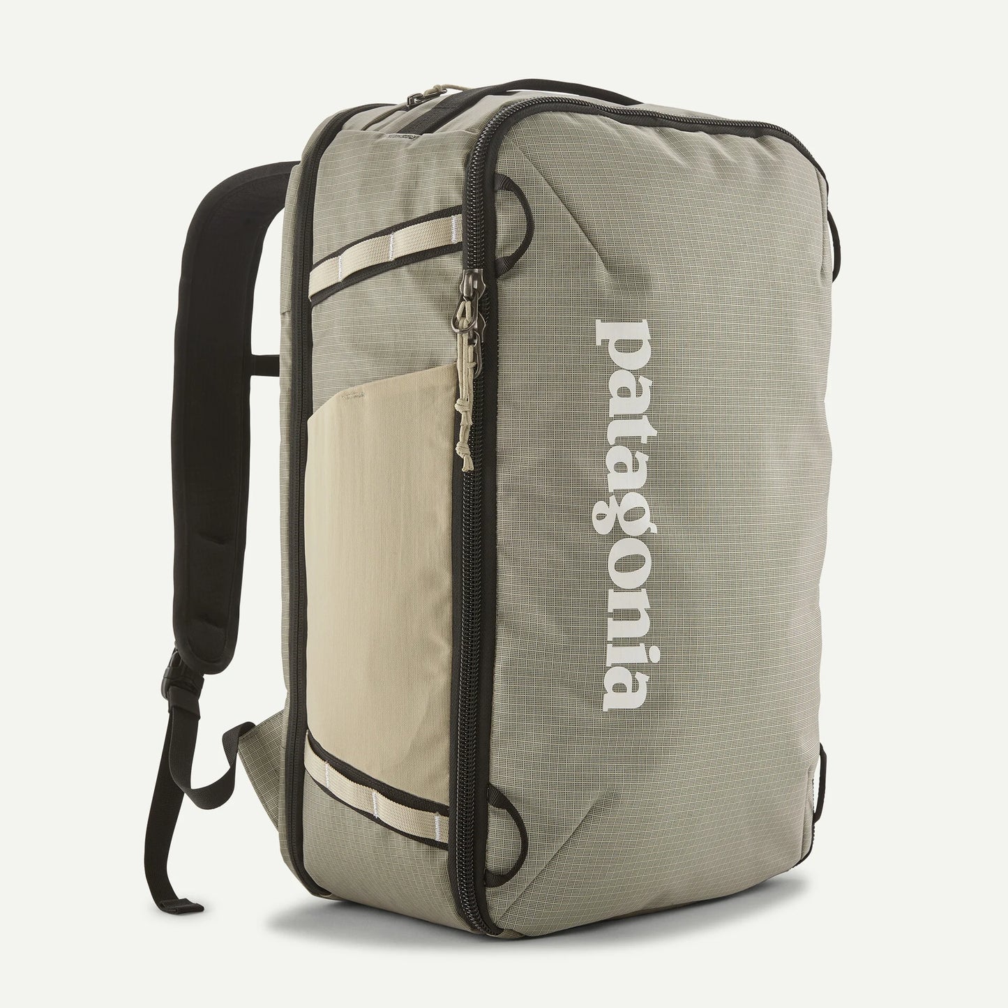 mochila de viaje Patagonia Black Hole Mini MLC 30L color Weathered Stone vista frontal