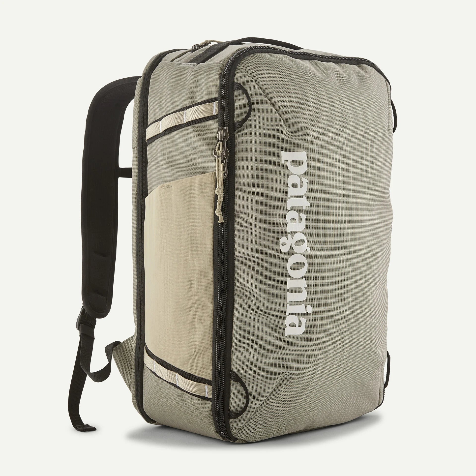 mochila de viaje Patagonia Black Hole Mini MLC 30L color Weathered Stone vista frontal