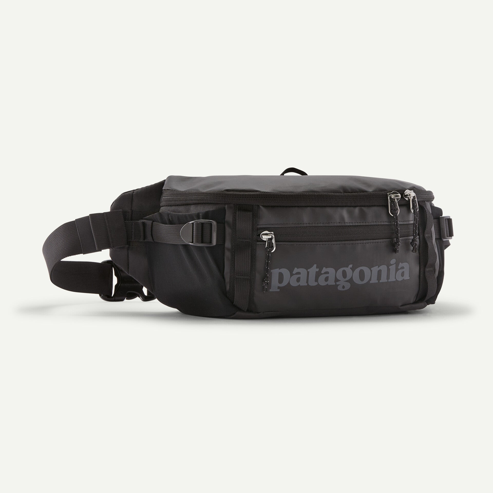 riñonera Patagonia Black Hole Waist Pack 5L color Black vista frontal