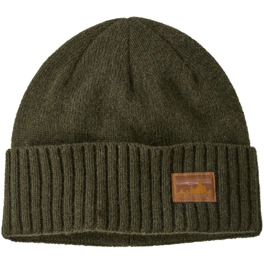 Gorro Patagonia Brodeo Beanie de punto cálido en talla única para invierno, uso diario y outdoor verde oscuro