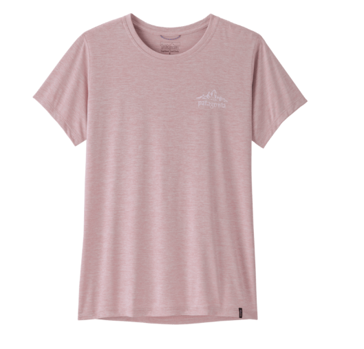 camiseta técnica Patagonia mujer Cap Cool Daily Shirt color Quiet Violet vista frontal