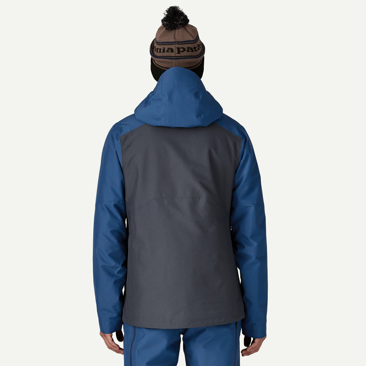 vista trasera de la chaqueta de esquí Patagonia Insulated Powder Town para hombre