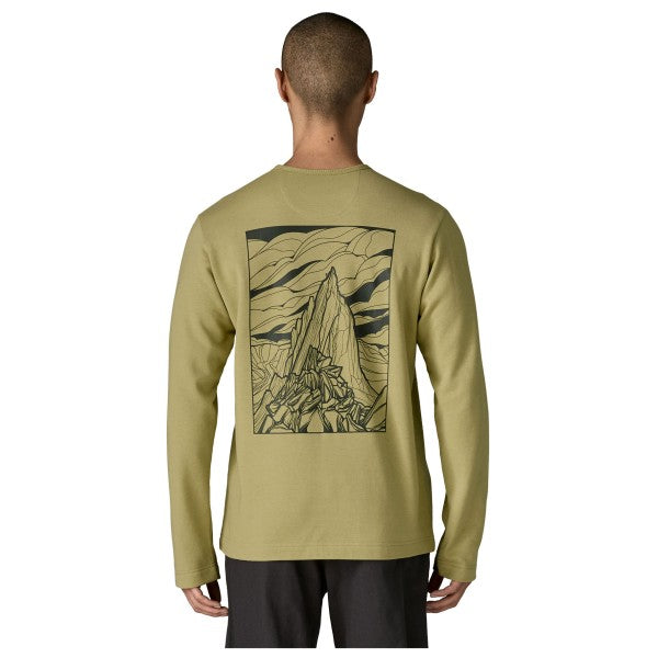 sudadera Patagonia LW Cloud Crag Wildrise Crew hombre vista trasera