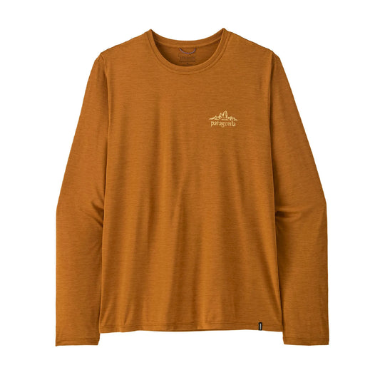 camiseta técnica de manga larga Patagonia Cap Cool Daily Shirt Cloud para hombre en color Cinnamon Brown