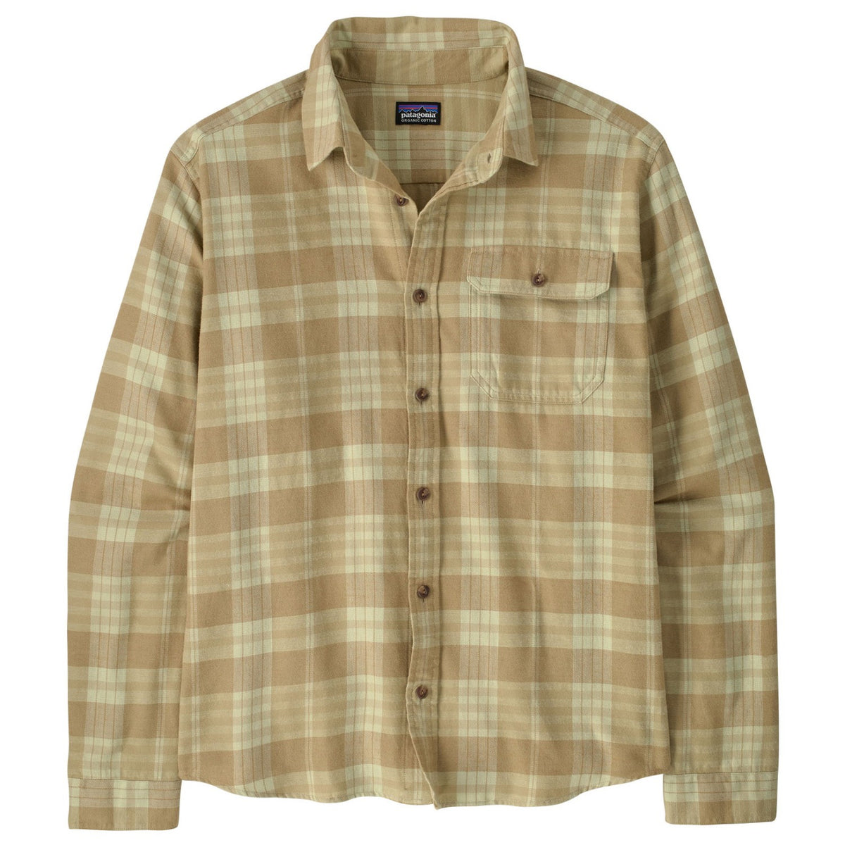 camisa de franela Patagonia Fjord Flannel para hombre color Weathered Stone BWST