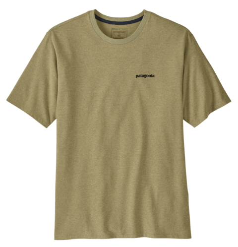camiseta Patagonia P-6 Logo Responsibili-Tee hombre vista frontalbeige 1