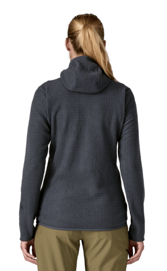 Patagonia R1 Air Full-Zip Hoody vista trasera azul oscuro smolder blue